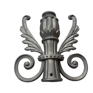 Garden fence ornaments aluminum steel wood frame with galvanized sheet fittings